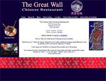 Tablet Screenshot of gwrestaurant.com